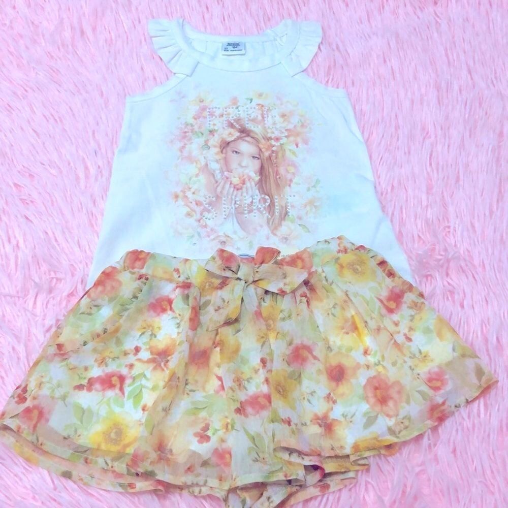 Mayoral Girls Summer Top and Short Set NWT